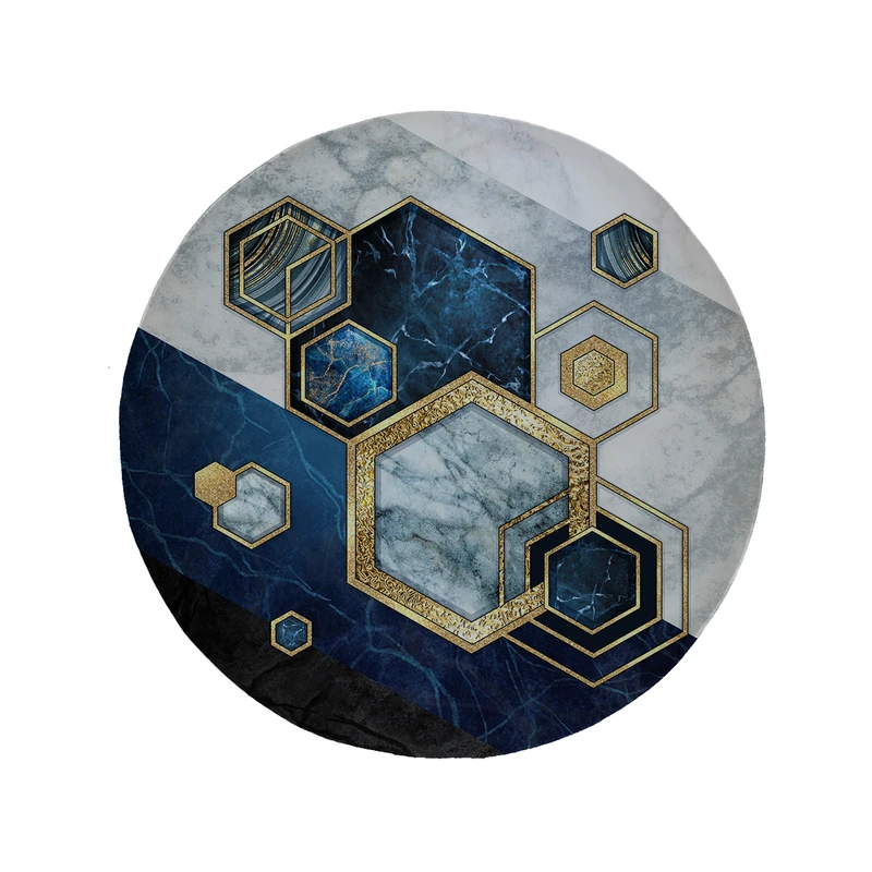 پادری مدل دایره طرح سنگ کد 8603 سایز 90 × 90 سانتی متر