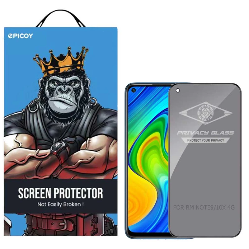 محافظ صفحه نمایش حریم شخصی اپیکوی مدل PvSight مناسب برای گوشی موبایل شیائومی Redmi Note 9/ Redmi 10X 4G