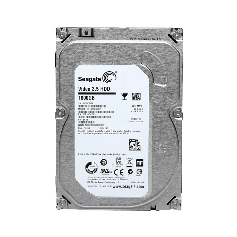 هارد دیسک اینترنال سیگیت با رابط SATA 3.0 مدل Seagate Video 3.5 HDD 1000GB ظرفیت 1 ترابایت