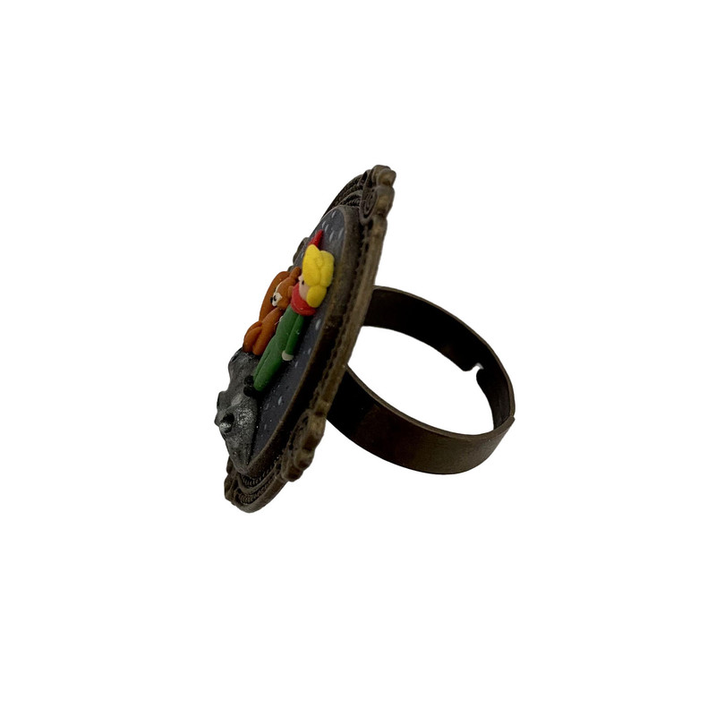 انگشتر دخترانه طرح شازده کوچولو انگشتر دخترانه طرح شازده کوچولو