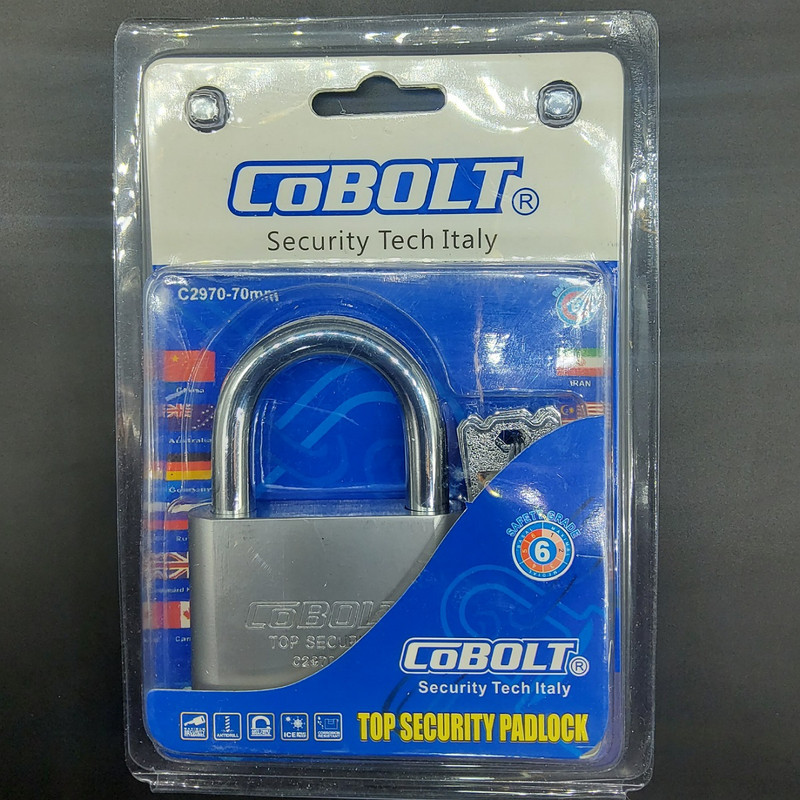 قفل آویز کبالت کد  70