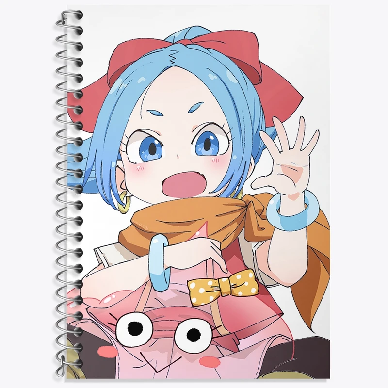 دفتر زبان 50 برگ خندالو مدل دو خط طرح بازی دراگون کوئست (Dragon Quest) کد 35233