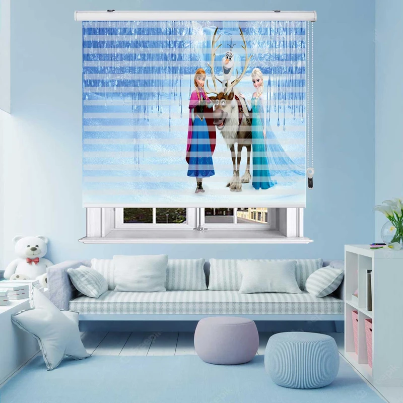  پرده زبرا زیو مدل K3118 سایز 150x150 سانتی متر