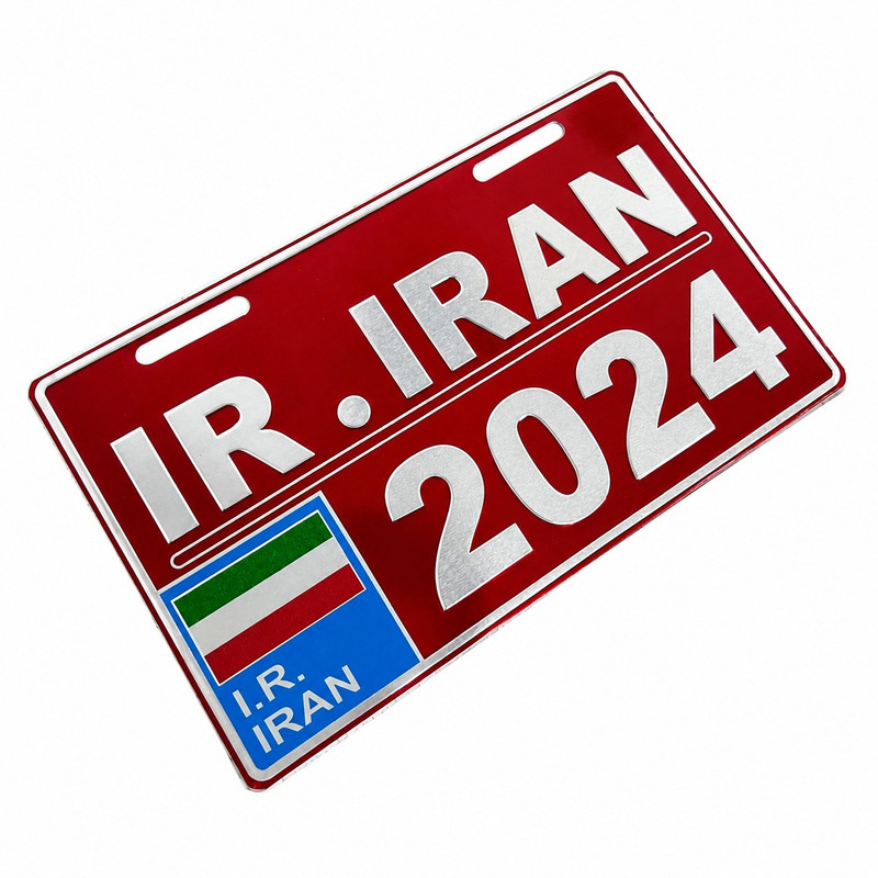 پلاک تزیینی موتور سیکلت وارون مدل RD کد W-75