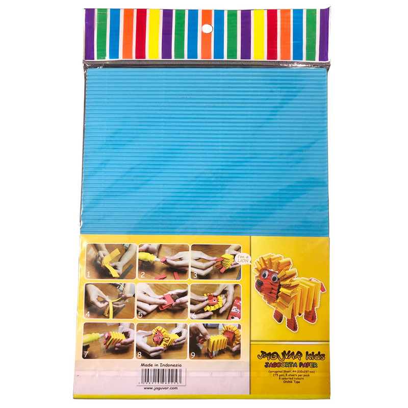 مقوا جگوار کیدز کد Orchid سایز 21x29.7 سانتی متر بسته 8 عددی مقوا جگوار کیدز کد Orchid سایز 21x29.7 سانتی متر بسته 8 عددی