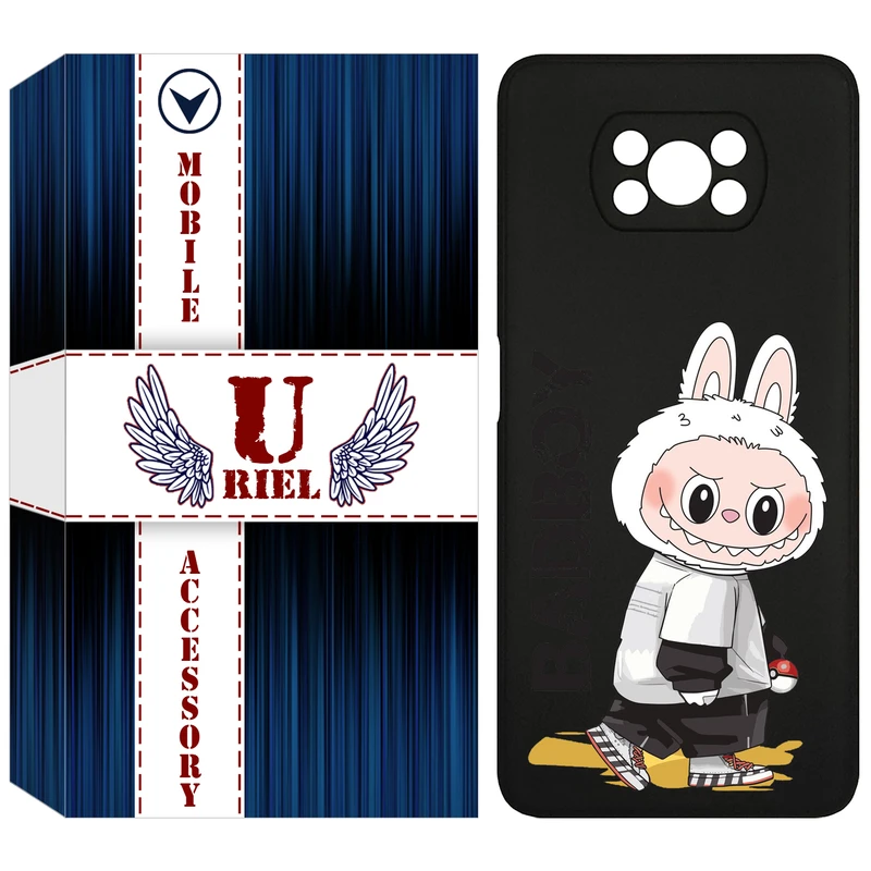 کاور یوریل مدل KSH کد 103 طرح عروسک لبوبو مناسب برای گوشی موبایل شیائومی Poco X3 / X3 Pro