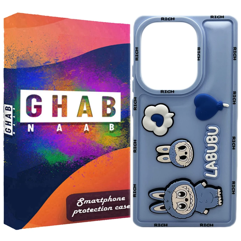 کاور قاب ناب مدل فانتزی دخترانه طرح Labubu مناسب برای گوشی موبایل شیائومی Redmi Note 13 4G