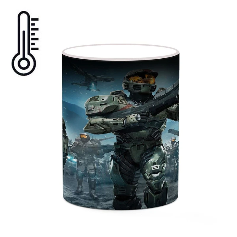ماگ حرارتی کاکتی مدل بازی هالو Haloː Combat Evolved کد mgh29047