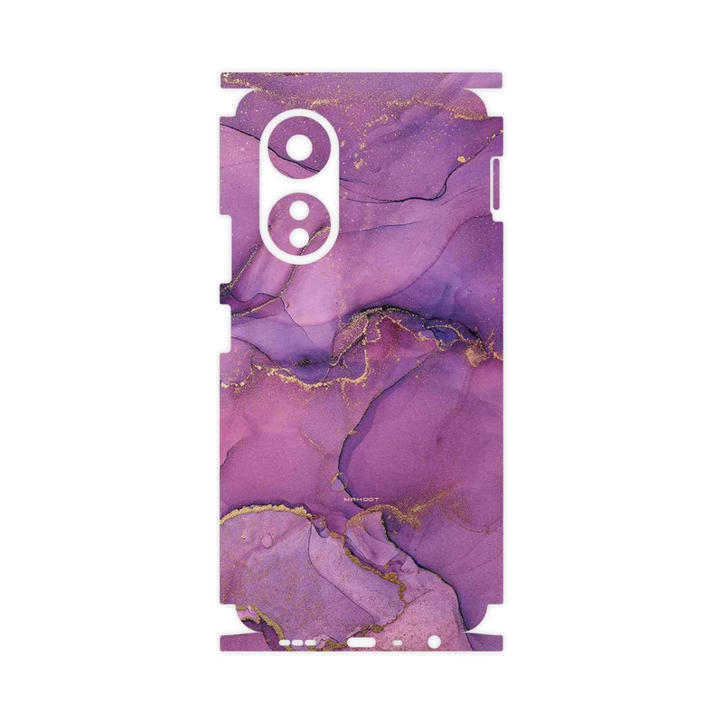 برچسب پوششی ماهوت مدل Purple Marble-FullSkin مناسب برای گوشی موبایل اپو A58 4G