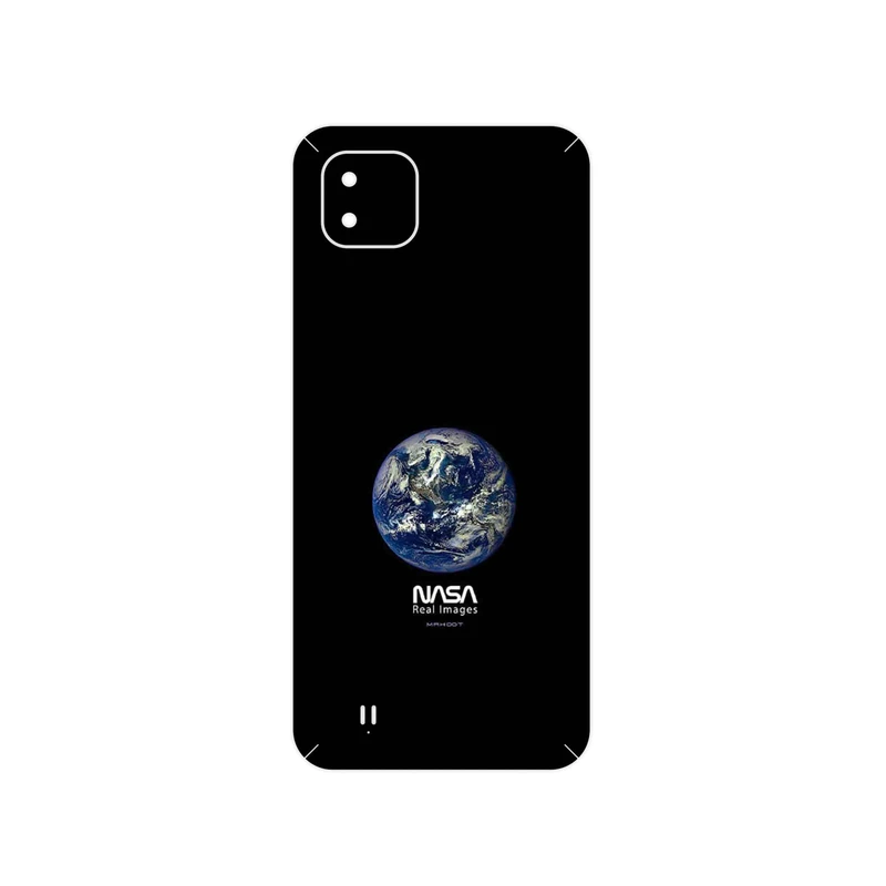 برچسب پوششی ماهوت مدل NASA Home Earth مناسب برای گوشی موبایل ریلمی C11 2021