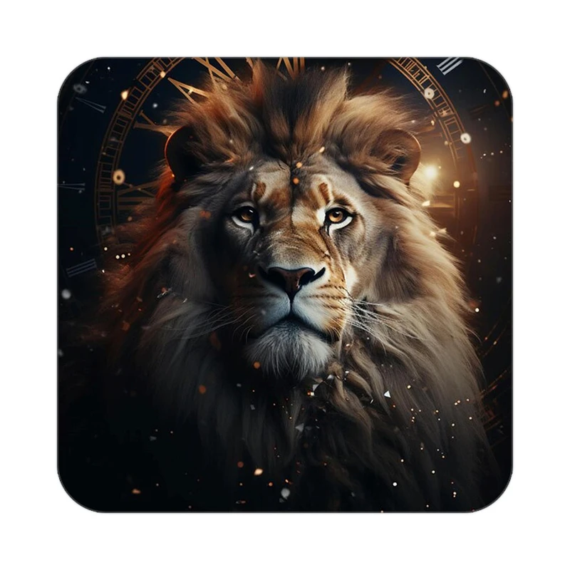 زیر لیوانی کاکتی طرح شیر مدل mp24246