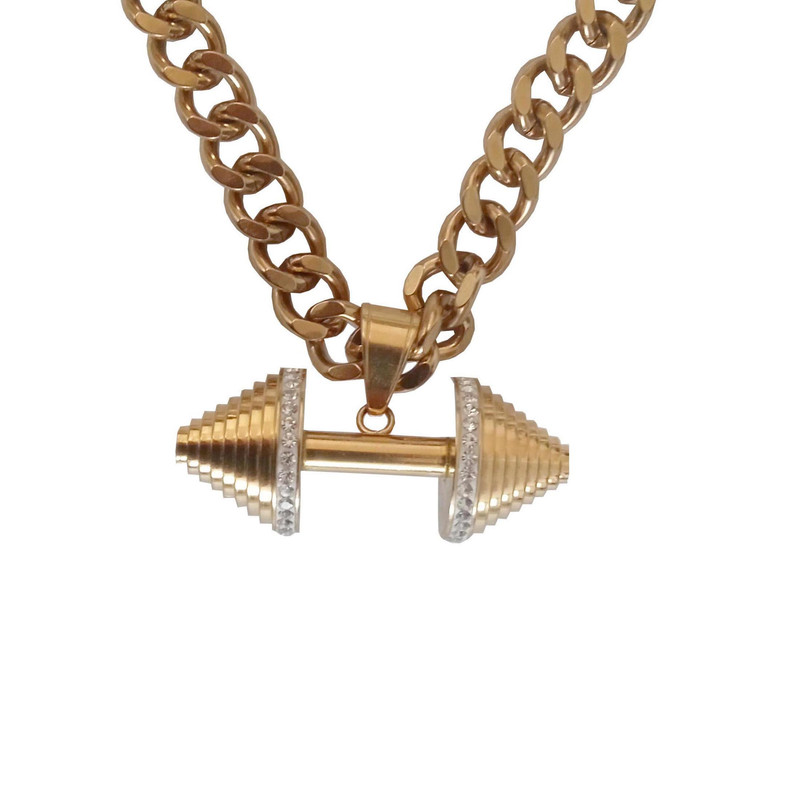 گردنبند مردانه مدل وزنه