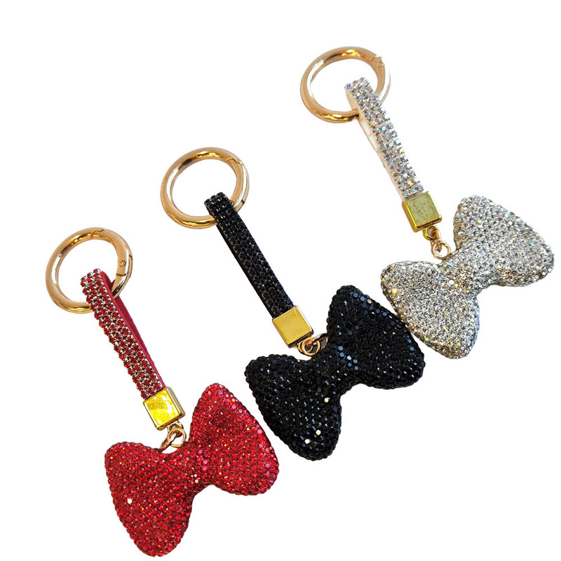 جاکلیدی زنانه مدل پاپیون نگینی جاکلیدی زنانه مدل پاپیون نگینی