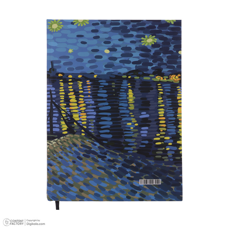 سالنامه سال 2025 برگ تحریر مدل ون گوگ