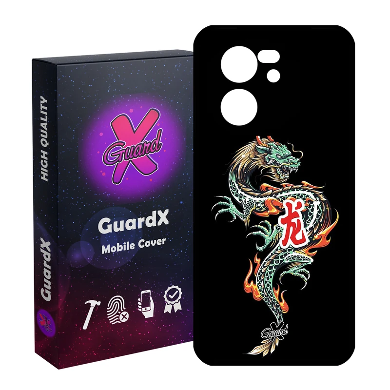کاور گارد ایکس طرح Dragon مدل Glass10296 مناسب برای گوشی موبایل شیائومی 13T/13T Pro/Redmi K60 Ultra