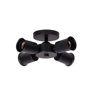 لوستر سقفی چهار شعله مدل مدرن کد S12