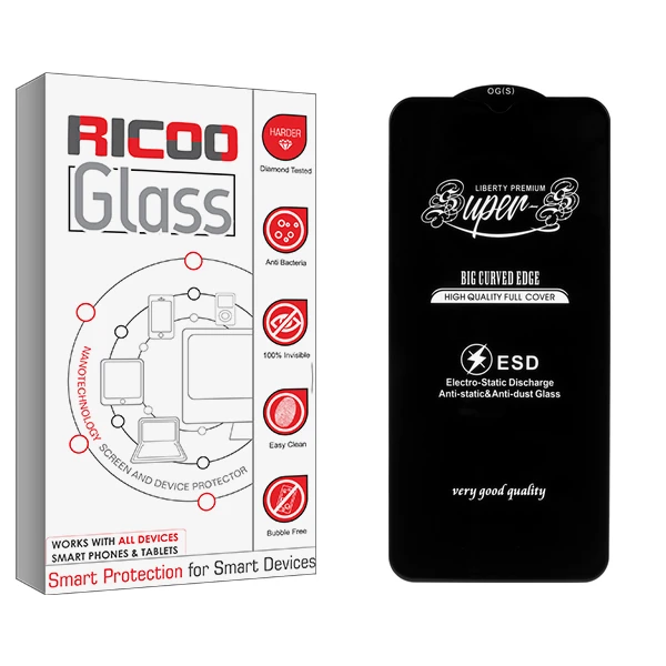 محافظ صفحه نمایش ریکو مدل Super_S RiC2 مناسب برای گوشی موبایل اپل iPhone X / XS / 11 PRO