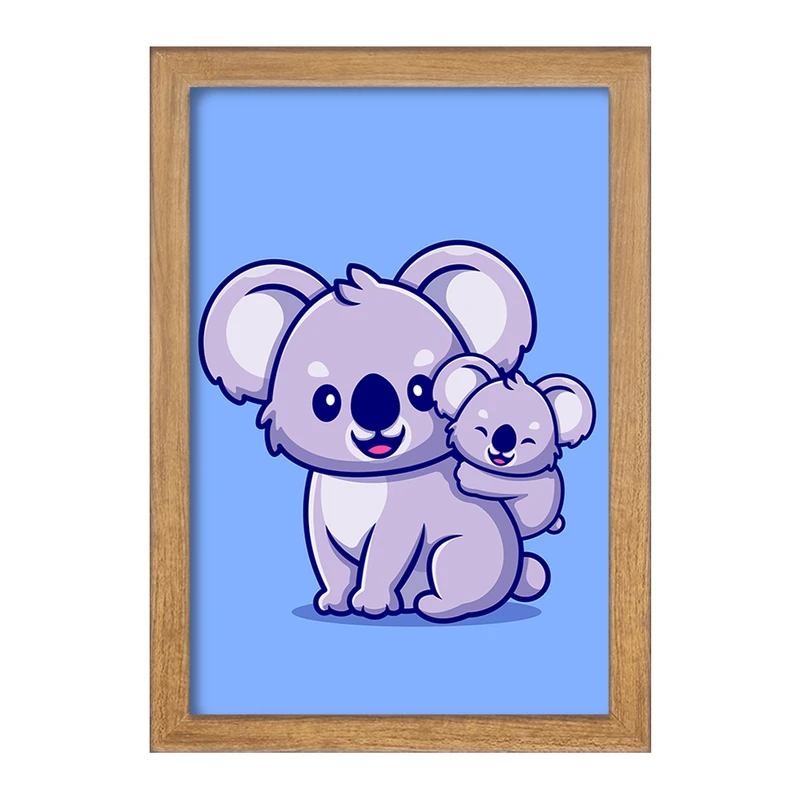 تابلو خندالو مدل حیوانات بامزه کوآلا کد 29632