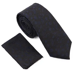 ست کراوات و دستمال جیب مردانه مدل A23