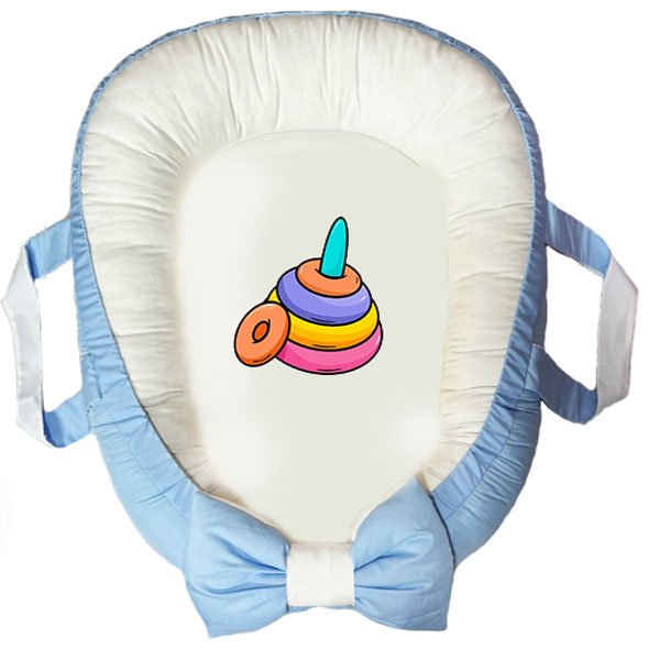 سرویس خواب سه تکه نوزاد ناریکو مدل گارد محافظ دار طرح اسباب بازی کد 0446