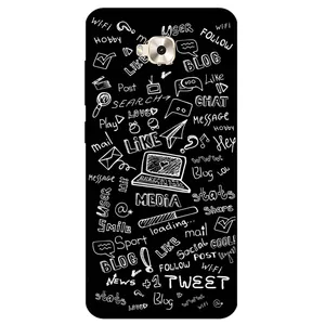 Megafone Social Media 1898 Cover For Asus Zenfone 4 Selfie / ZD553KL