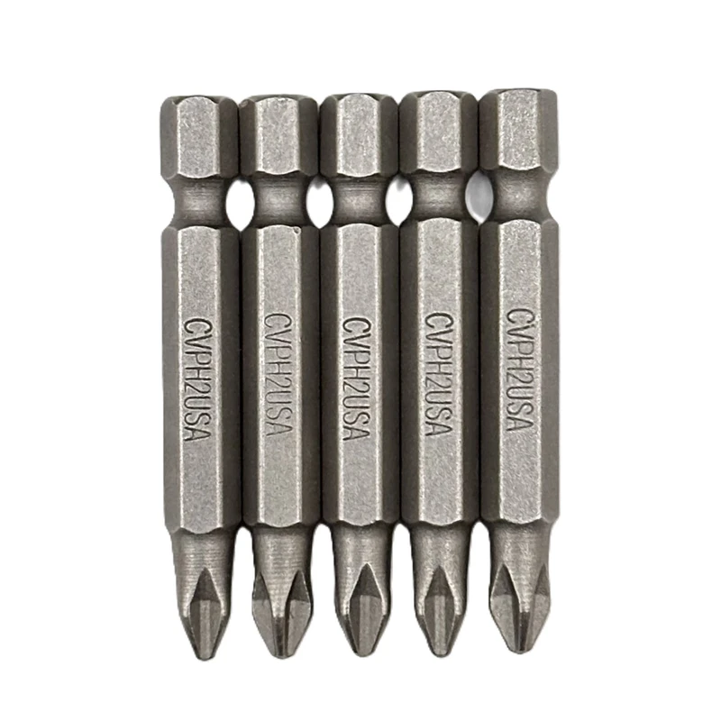 سری پیچ گوشتی یک سر چهارسو مدل CVPH2USA بسته 5 عددی