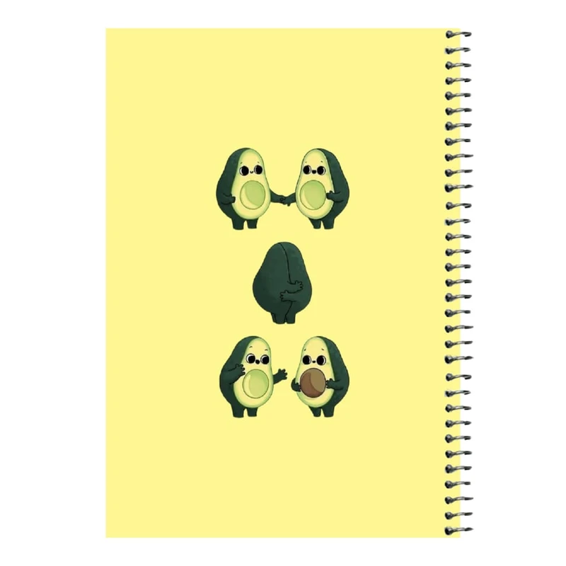 دفتر مشق 80 برگ اس جی مدل آووکادو   