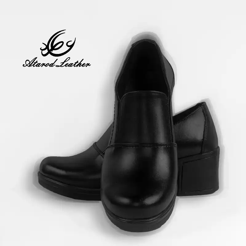کفش زنانه چرم عطارد مدل طبی چرم طبیعی کد SH43