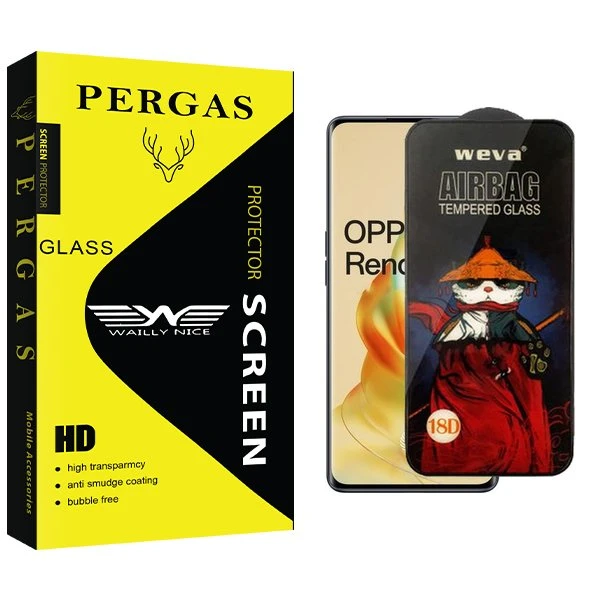 محافظ صفحه نمایش وایلی نایس مدل Pergas Airbag مناسب برای گوشی موبایل اوپو Reno 8T