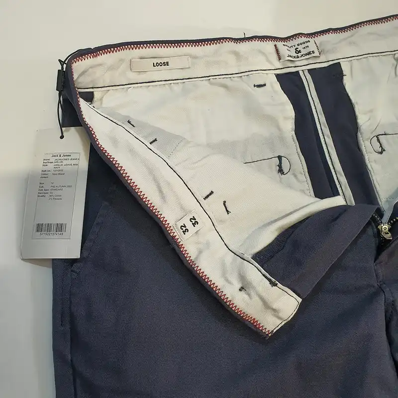 شلوار مردانه جک اند جونز مدل کتان کد 2022 JJ