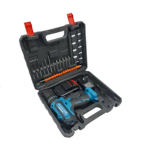 دریل چکشی شارژی 10 میلی متری 48 ولت مسترز  مدل PROFESSIONAL مجموعه 25 عددی