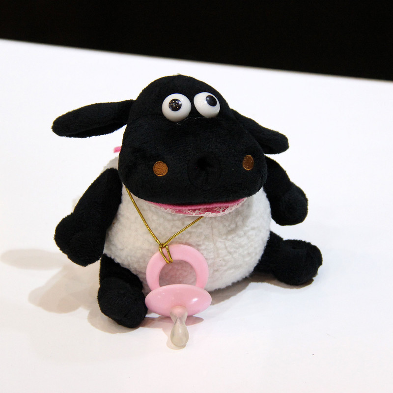 عروسک طرح بره ناقلا نوزاد ارتفاع 20 سانتی متر 