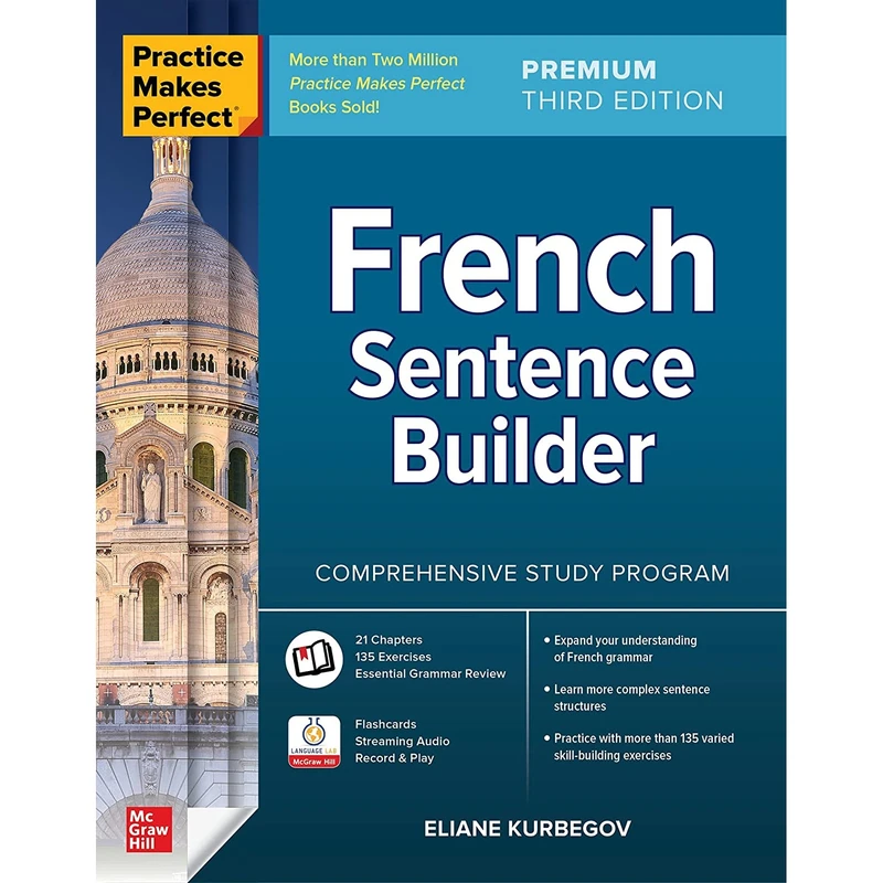 کتاب French Sentence Builder اثر Eliane Kurbegov انتشارات McGraw Hill
