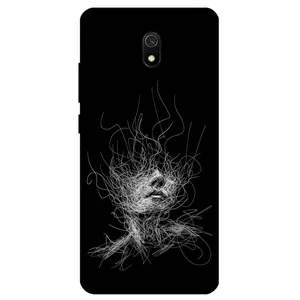 Megafone Face Sketch 7423 Cover For Xiaomi Redmi 8A