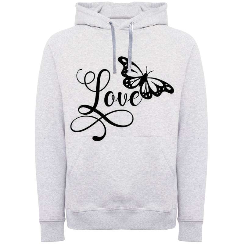 هودی زنانه مدل پروانهF27 LOVE