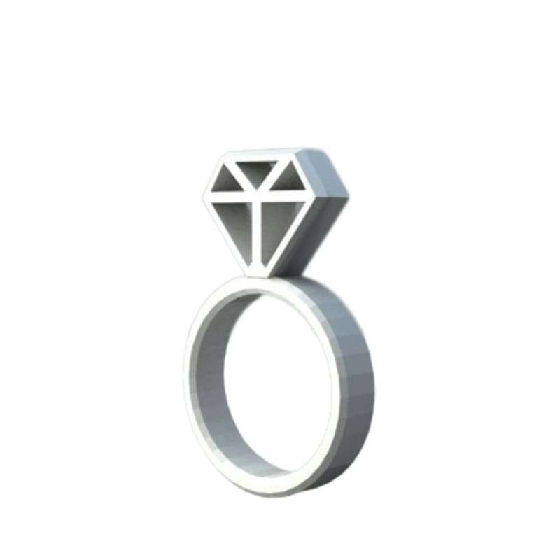 انگشتر دخترانه مدل الماس