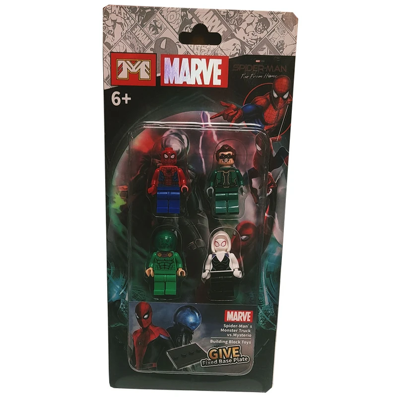 ساختنی مدل سوپر هیرو  کد NG1163 مجموعه 4 عددی