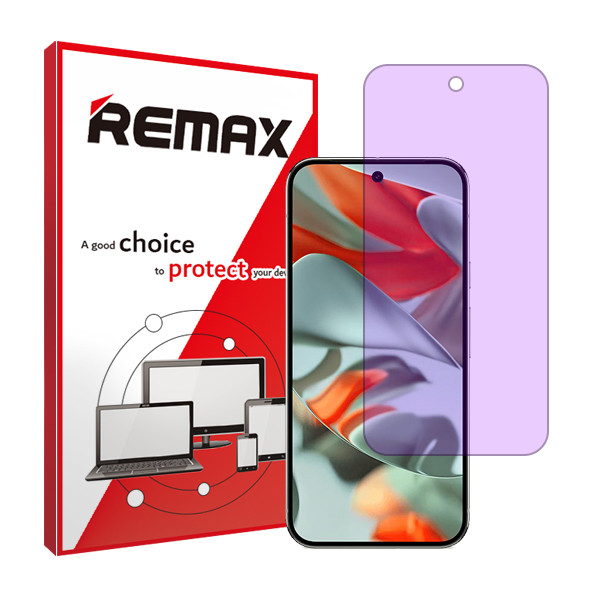 محافظ صفحه نمایش آنتی پرپل ریمکس مدل Resistant مناسب برای گوشی موبایل گوگل Pixel 9 Pro XL