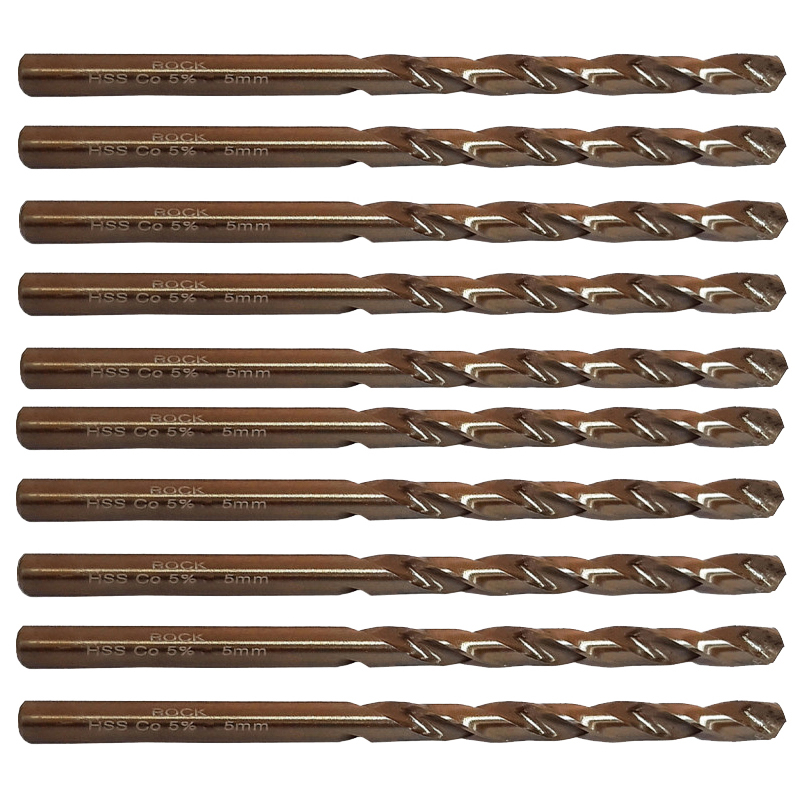 مته کبالت راک مدل HT -005 سایز 5 میلی متر مجموعه ده عددی