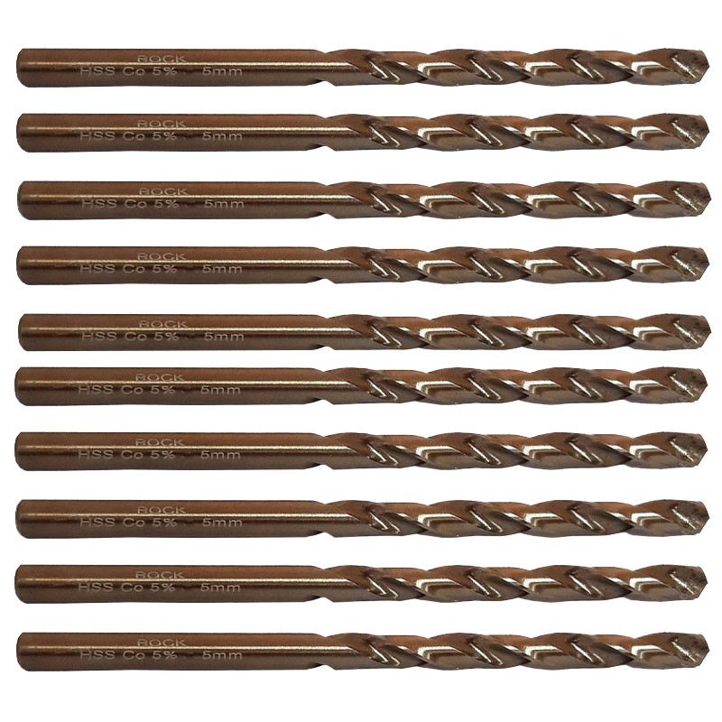 مته کبالت راک مدل HT -005 سایز 5 میلی متر مجموعه ده عددی