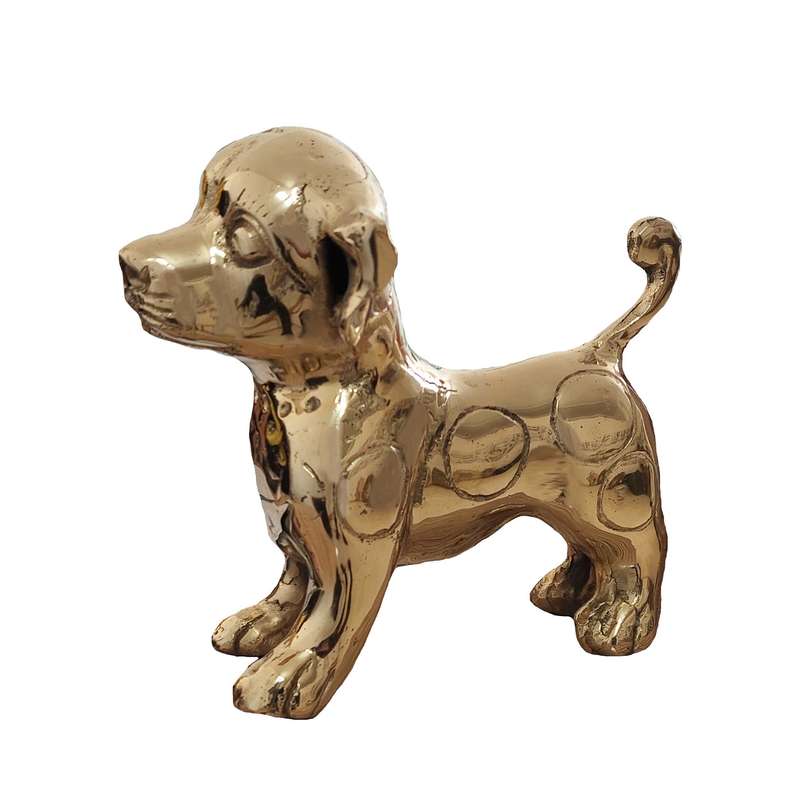 مجسمه برنزی مدل سگ