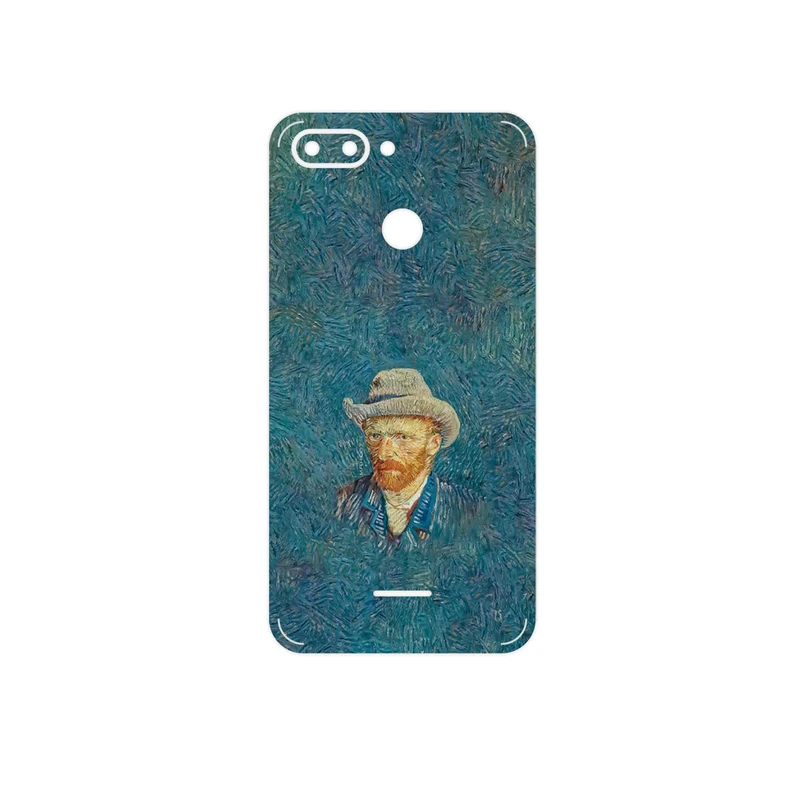 برچسب پوششی ماهوت مدل Self portrait with a gray felt hat مناسب برای گوشی موبایل شیائومی Redmi 6