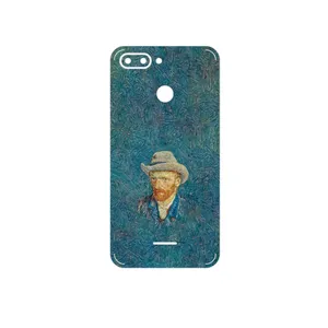 MAHOOT Self portrait with a gray felt hat Cover Sticker for Xiaomi Redmi 6