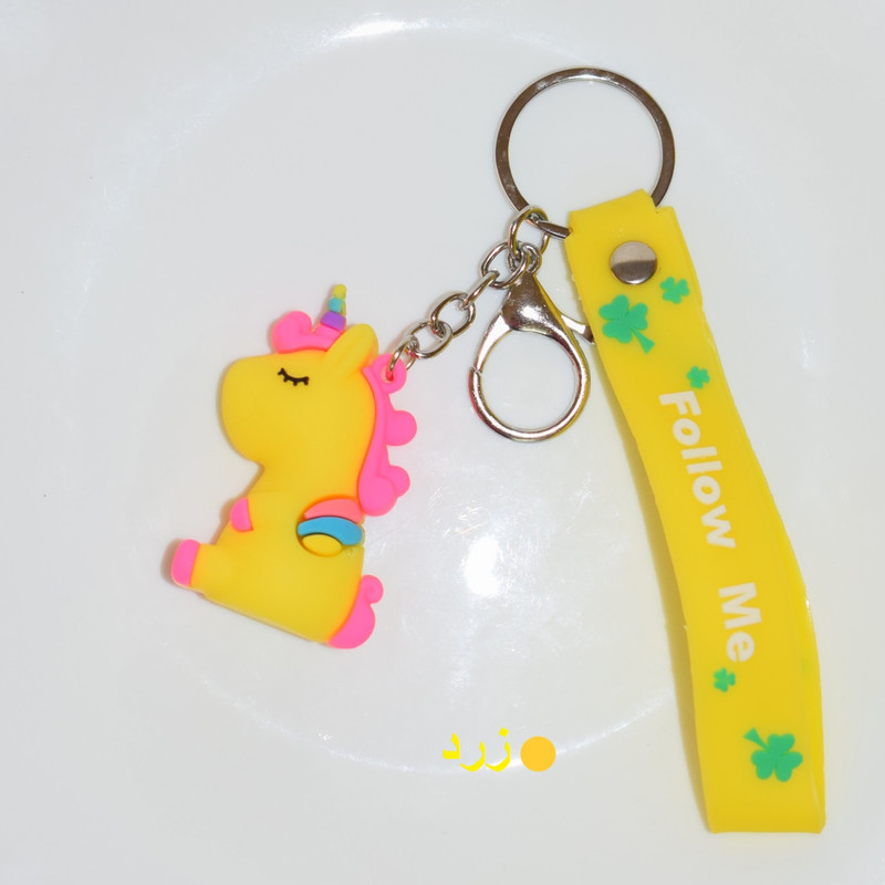 جاکلیدی دخترانه مدل یونیکورن کد 08-400 به همراه کاور کلید