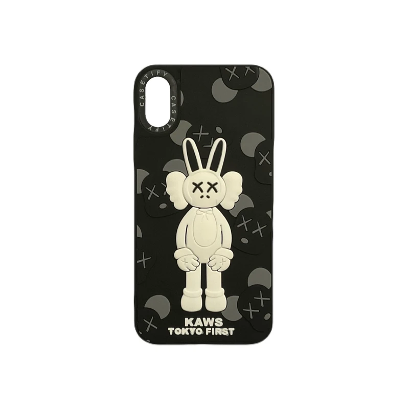 کاور کیس تیفای طرح Kaws برجسته کد 33 مناسب برای گوشی موبایل اپل iPhone X / XS