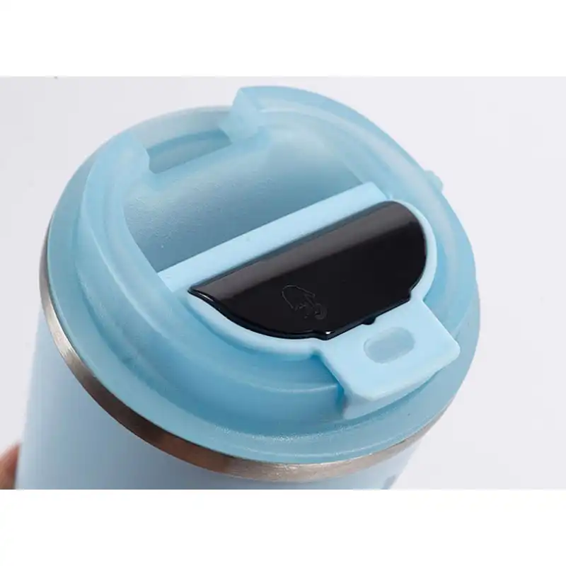 ماگ سفری مدل دماسنج دار طرح coffee گنجایش 0.5 لیتر