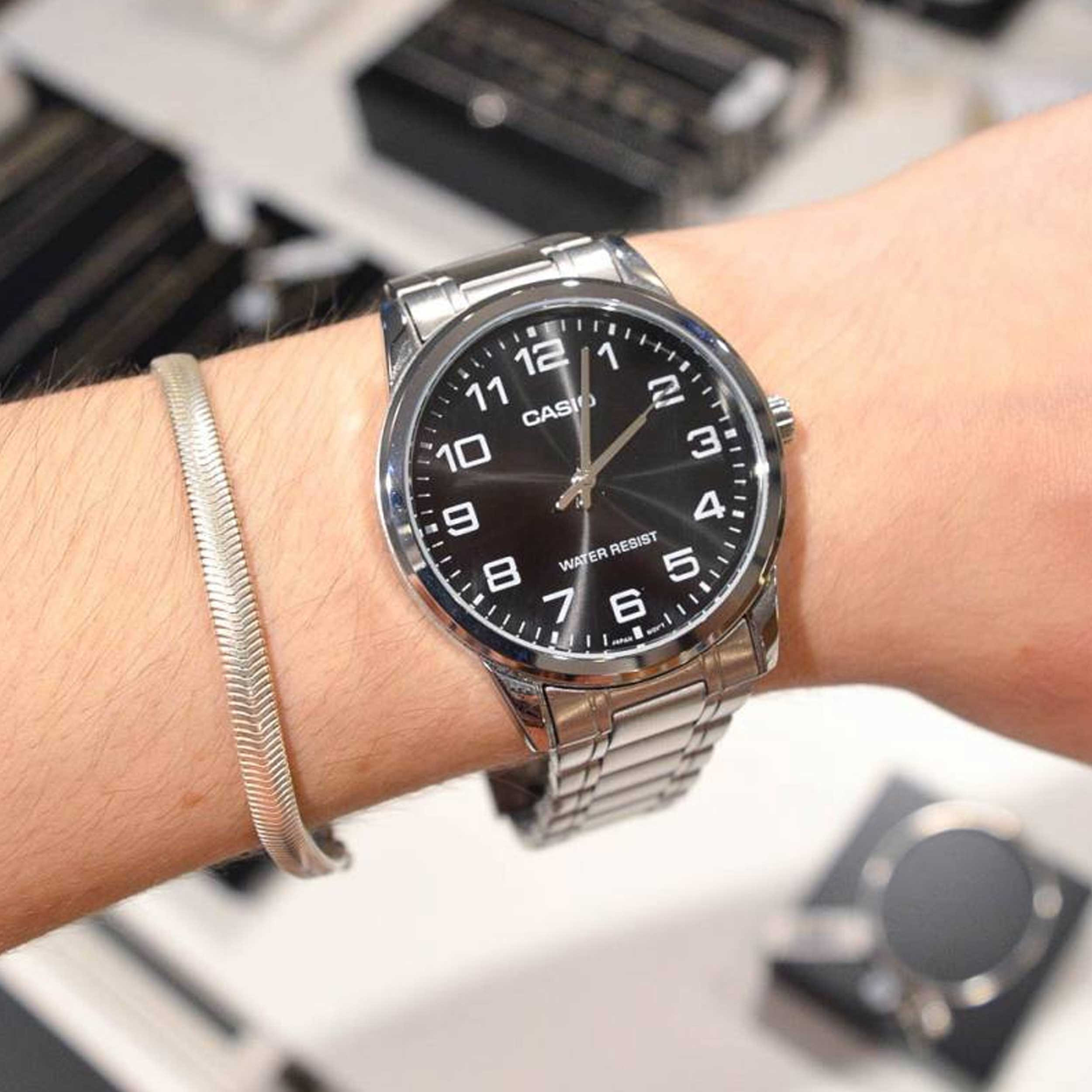 ساعت مچی عقربهای مردانه کاسیو مدل MTP-V001D-1BUDF ساعت مچی عقربهای مردانه کاسیو مدل MTP-V001D-1BUDF