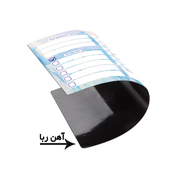 تخته وایت برد لاژید مدل برنامه ریزی سایز 14x18 سانتی متر مجموعه 2 عددی