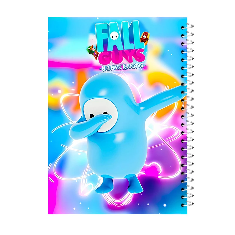 دفتر مشق 60 برگ آی چاپ مدل گیم طرح فال گایز کد 620