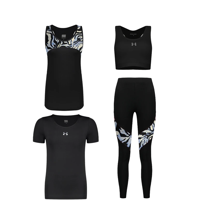 ست چهار تکه لباس ورزشی زنانه مدل 1401-1801-3601-7101